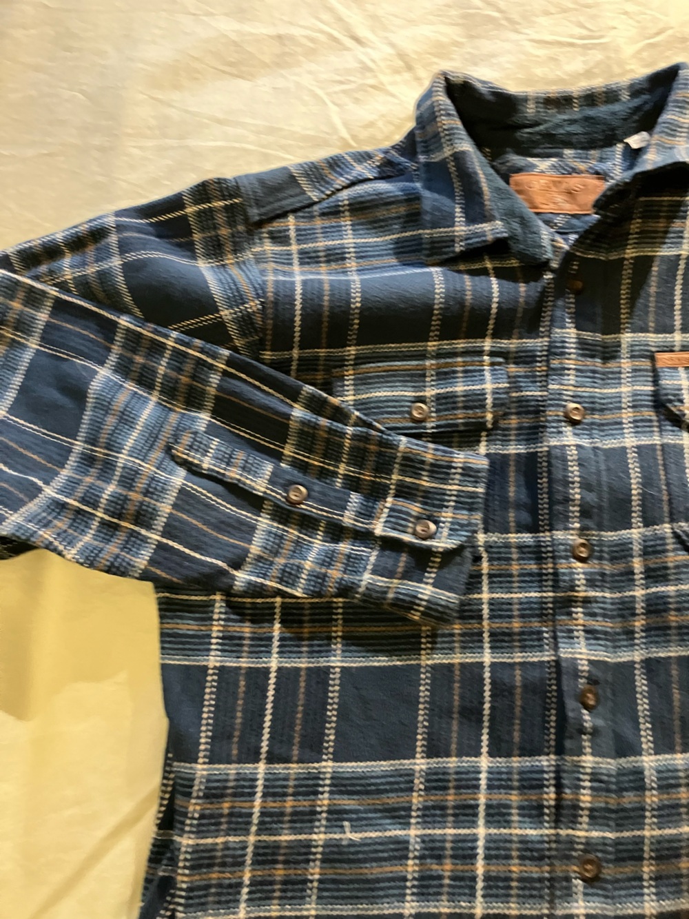 Orvis heavyweight “perfect flannel” button down shirt shacket size XL NWOT
